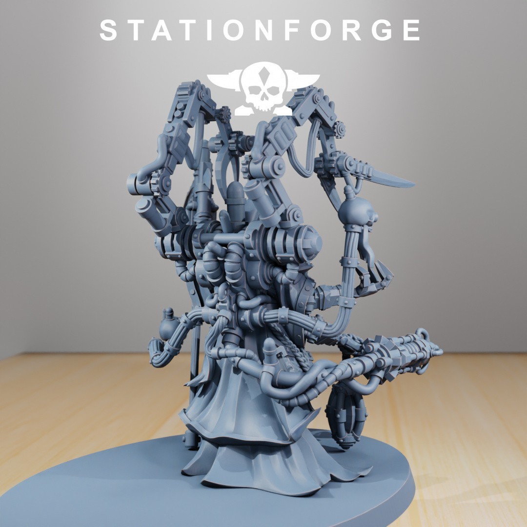 Scavenger Seeker Grimdark 3D Printed Miniatures Station Forge 16k
