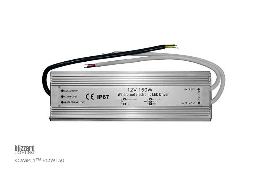 Blizzard Komply POW150 Indoor/Outdoor Waterproof Power Supply /  BLOWOUT SALE!