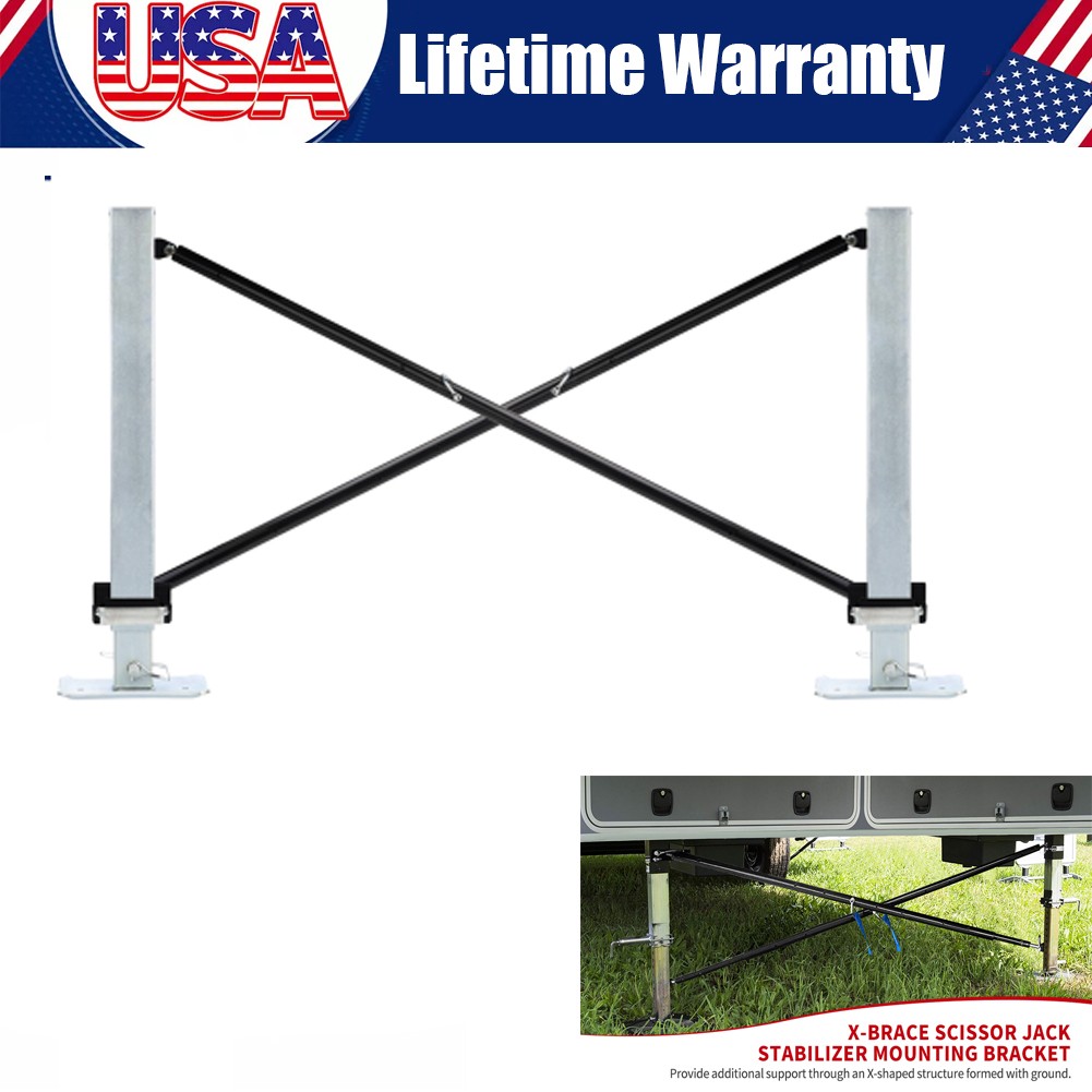 High Grade Lower X-Brace Design Camper Trailer 5th Wheel Stabilizer SP54-180 New