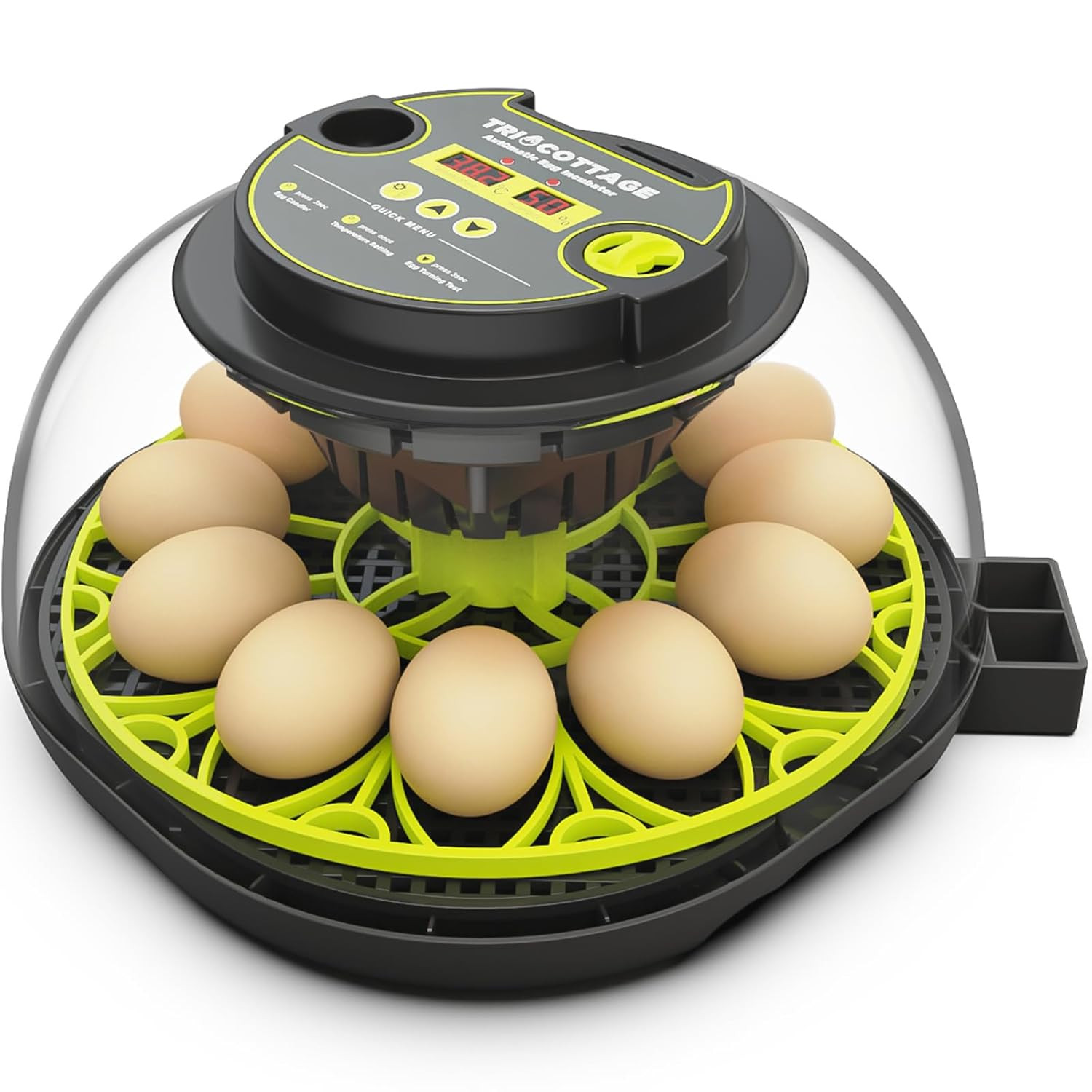 Incubators for Hatching Eggs 12 Egg Incubator with Automatic Egg Turning