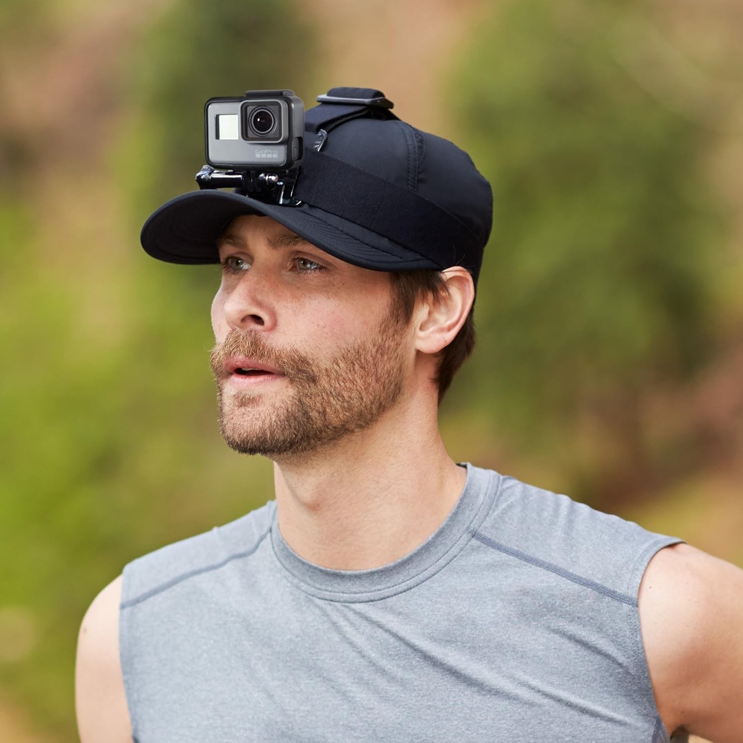 Amazon Basics Head Strap Camera Mount for GoPro, Black