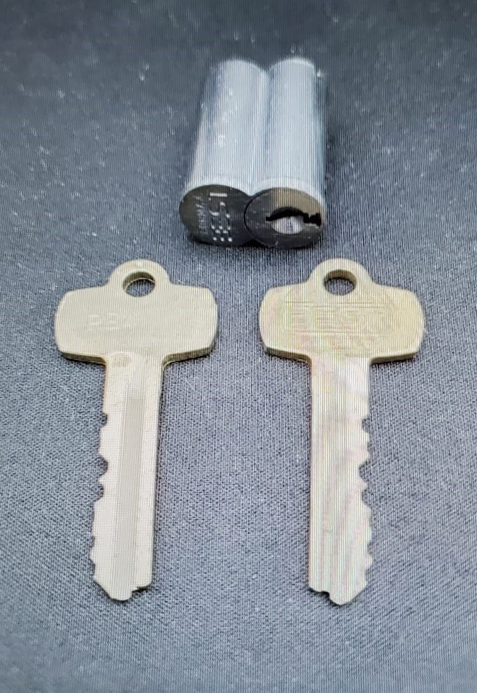 BEST CORMAX K1 7 PIN SFIC LOCK CYLINDER & 2 KEYS