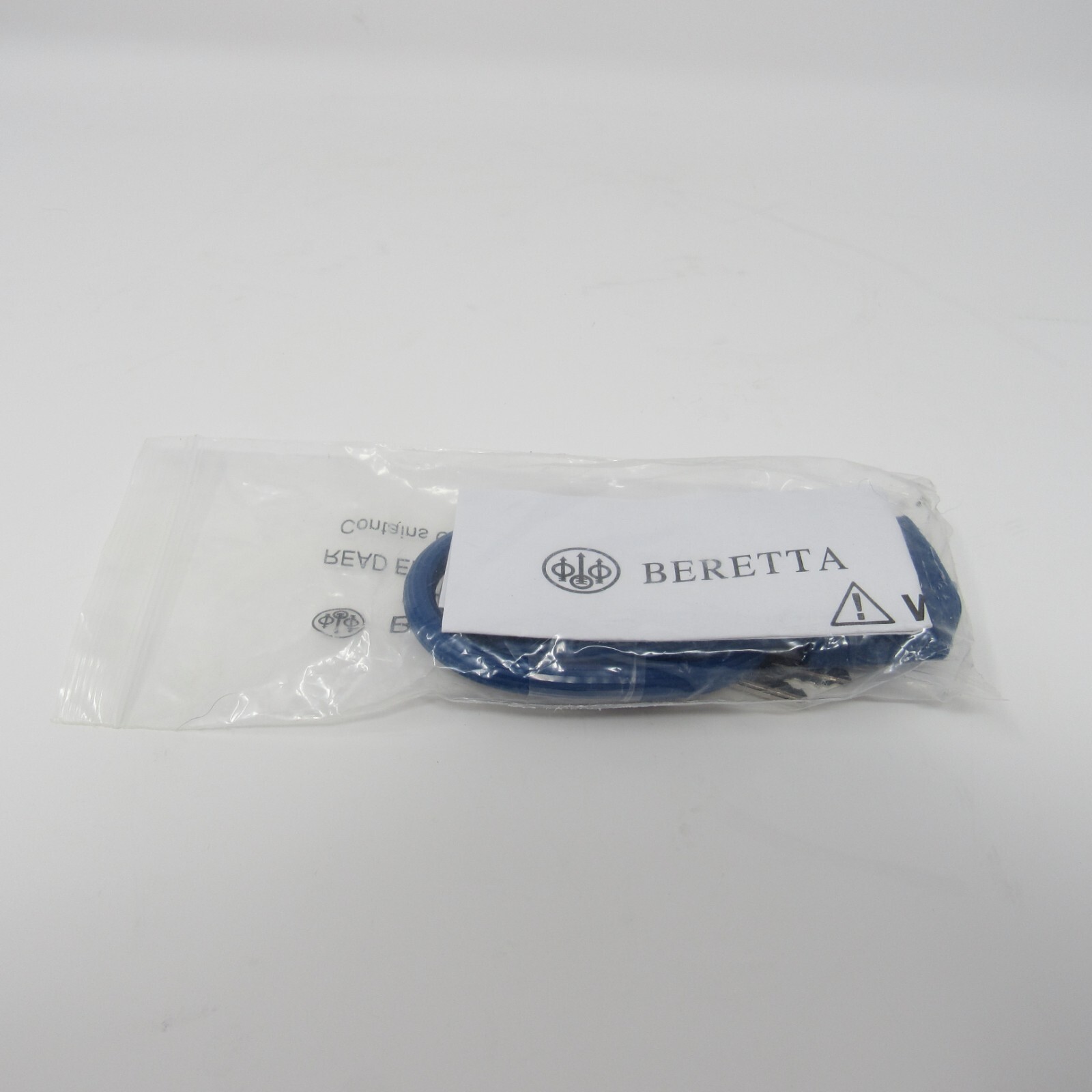 Beretta Cable Gun Lock with 2 Keys Safety Lock Blue Color New
