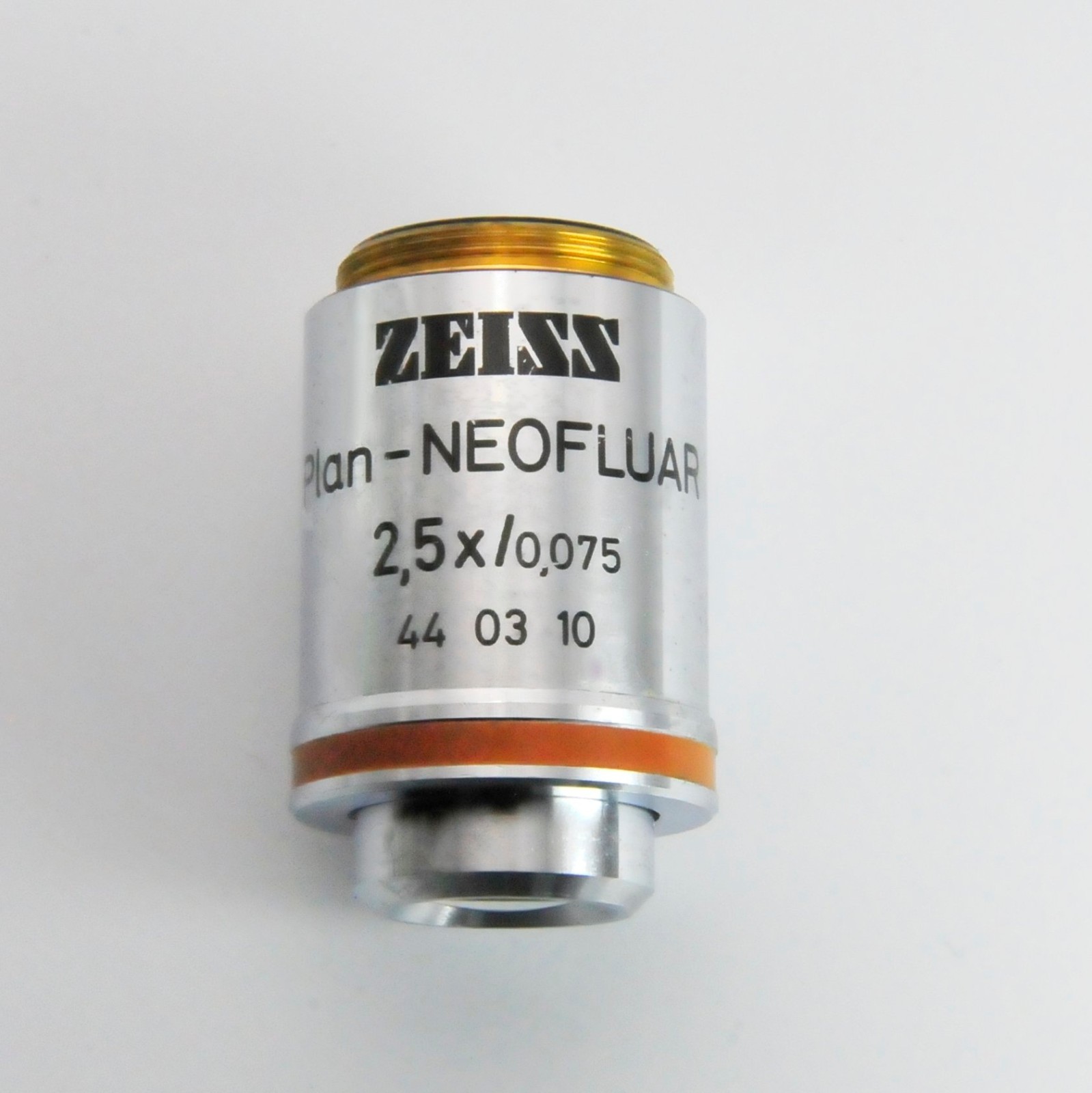 Zeiss 2.5x Plan-Neofluar Infinity Corrected Objective Lens 44-03-10
