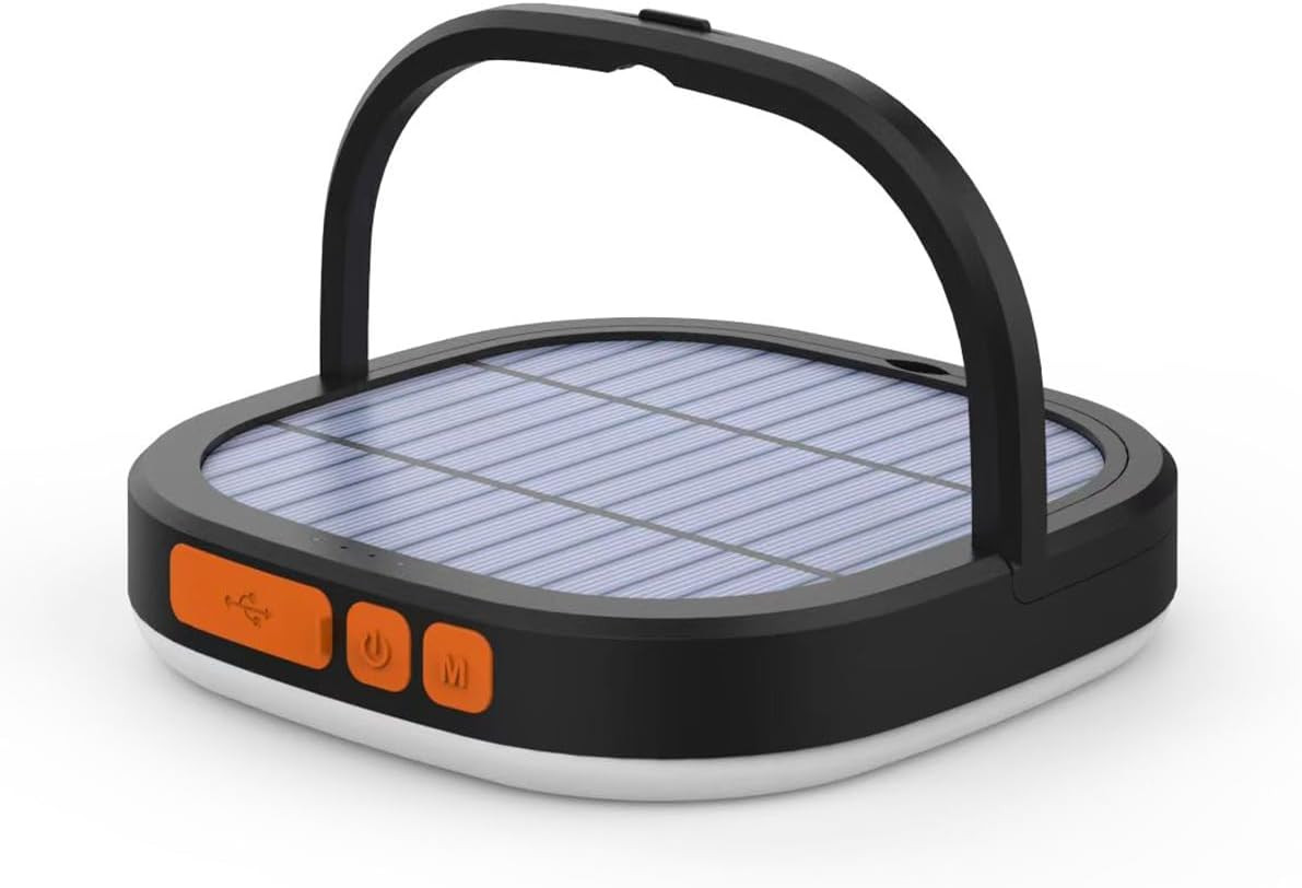 LED Camping Lantern, Solar Lanterns, 5000Mah Rechargeable Light 2000 Lumens 5 Li