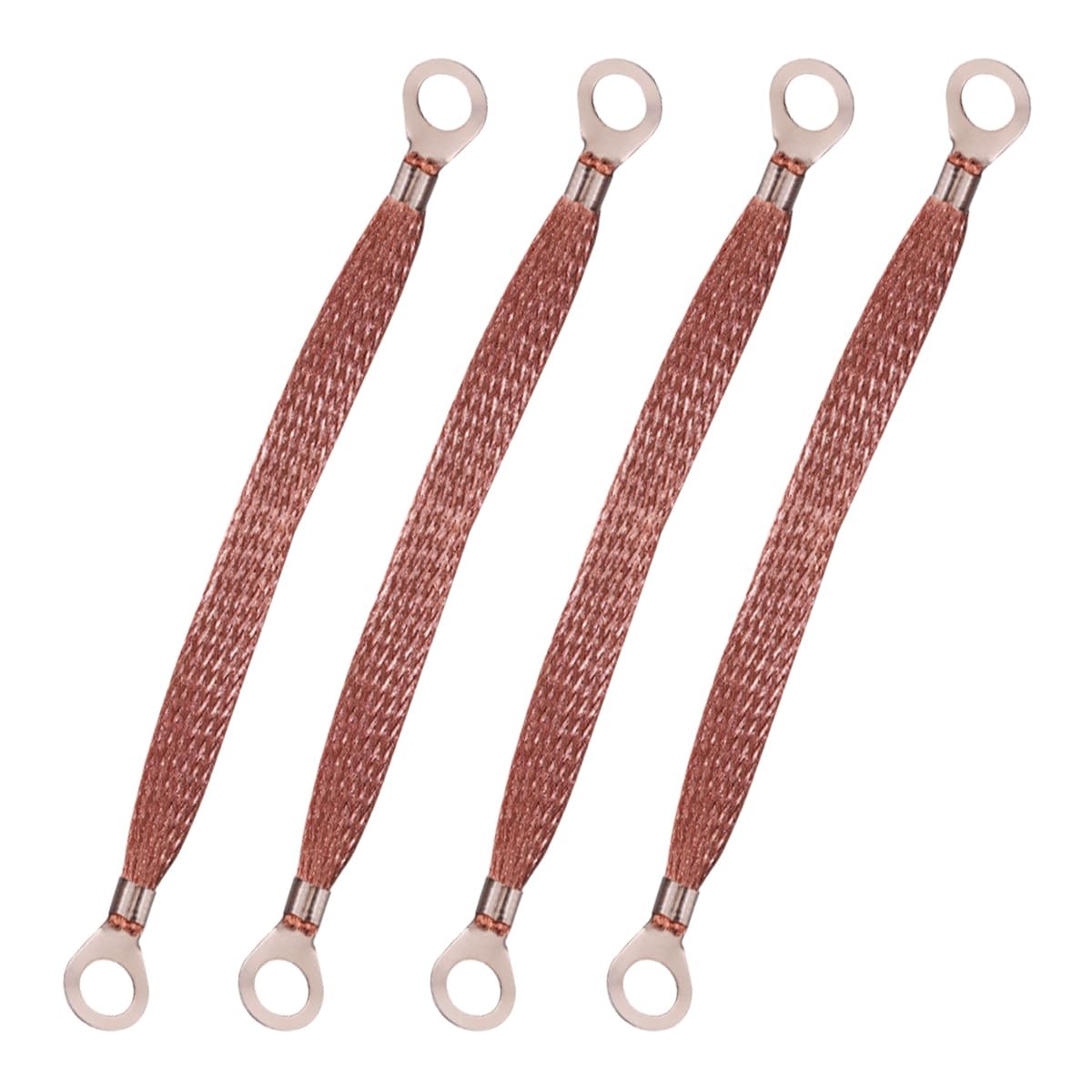 ZIMISI Universal Automotive Ground Straps, 12" x 0.5" Grounding Strap 4PCS