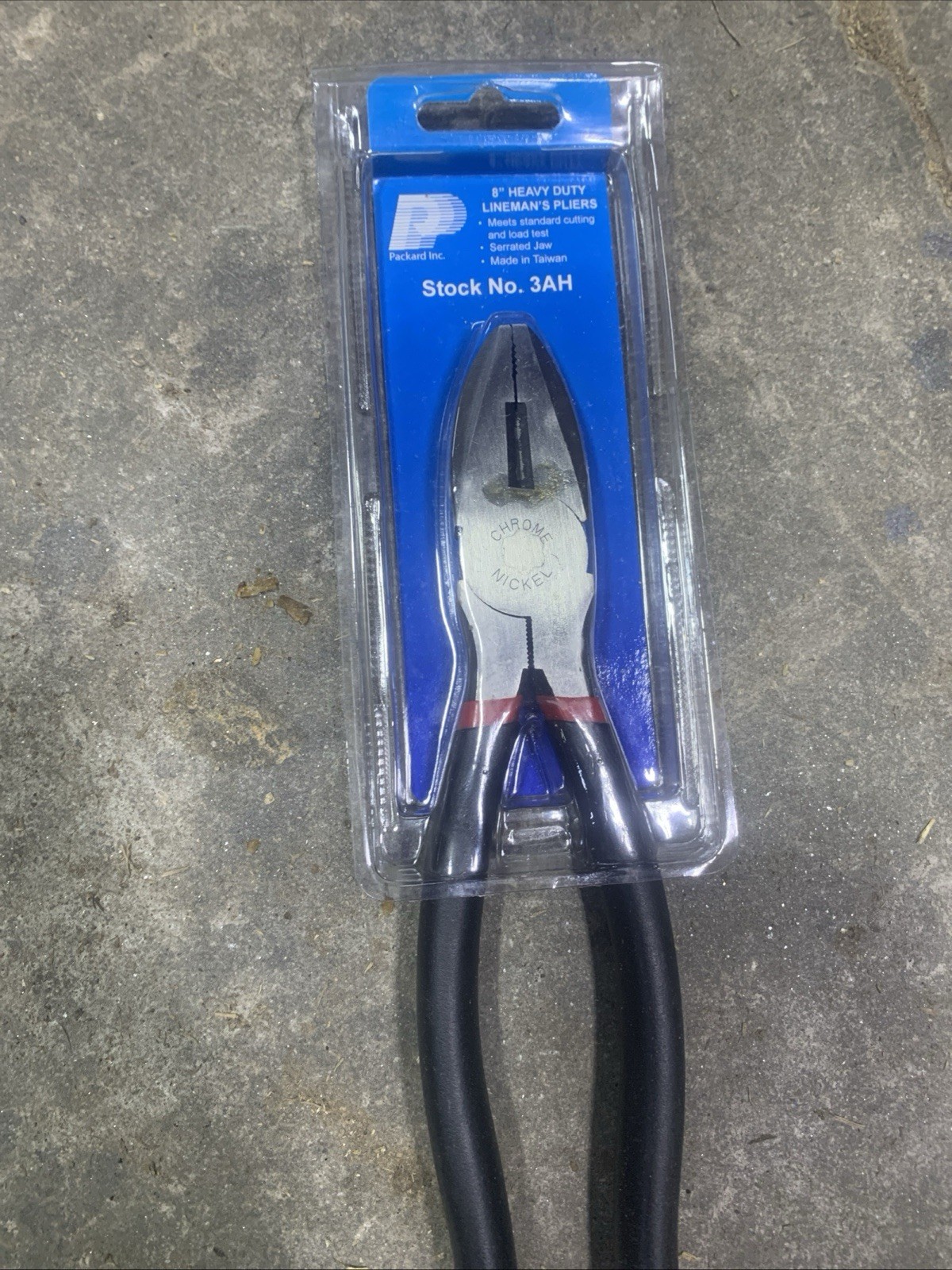 PowerXT Lineman Pliers Side Wire Cutting Heavy Duty 8" Coated Handles