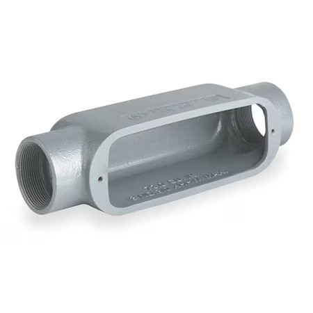Hubbell Killark Oc-3M Conduit Outlet Body, Iron, Trd Sz 1In