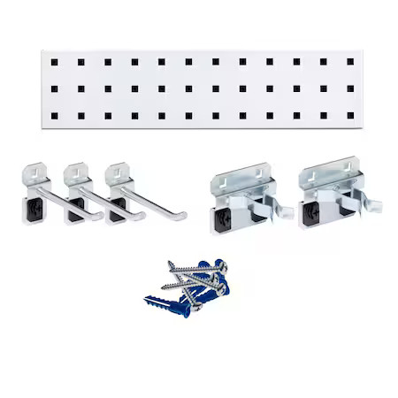 Triton Products Lbs18t-Wht White Tool Pegboard Kit With (1) 18 In. X 4.5 In.