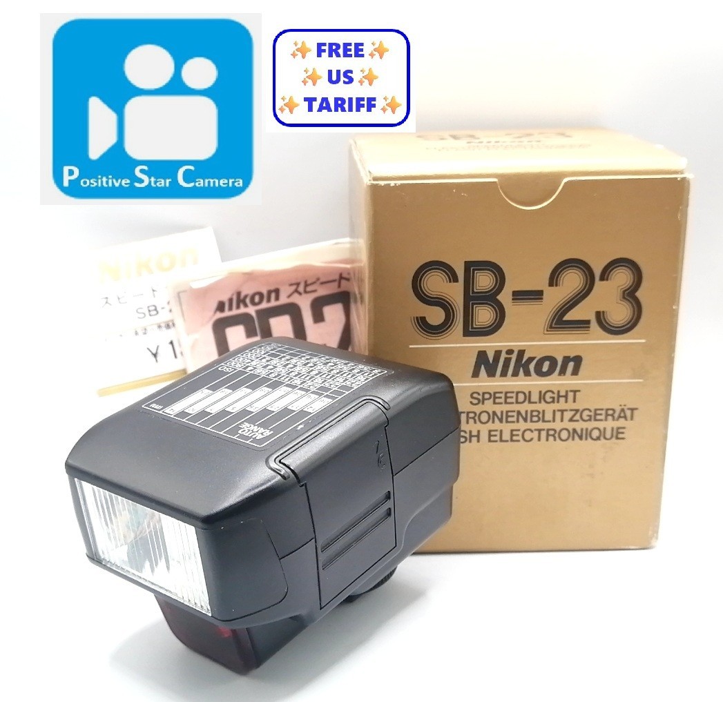 🎦👀✨MINT✨ Nikon Speedlight SB-23 Shoe Mount Flash From JAPAN