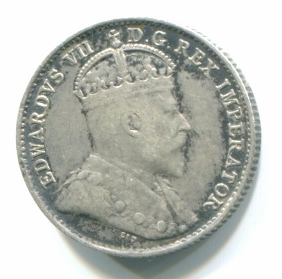 1902 Canada Silver Five Cent / 5 Cent !! Great Condition !
