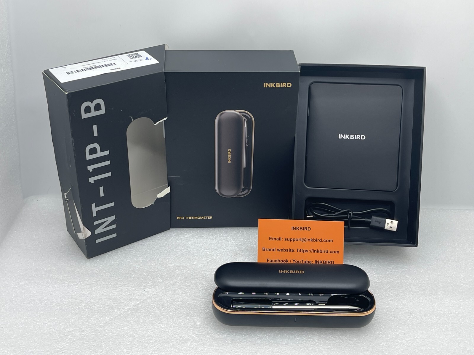INKBIRD Wireless Bluetooth Meat Thermometer  for Grilling Model INT-11P-B