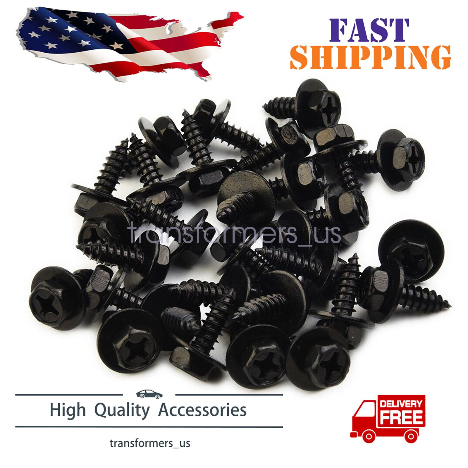 30PCS 10mm Hex Head Screw Bolt 90159-60498 For Toyota Camry RAV4/Lexus ES GS LS