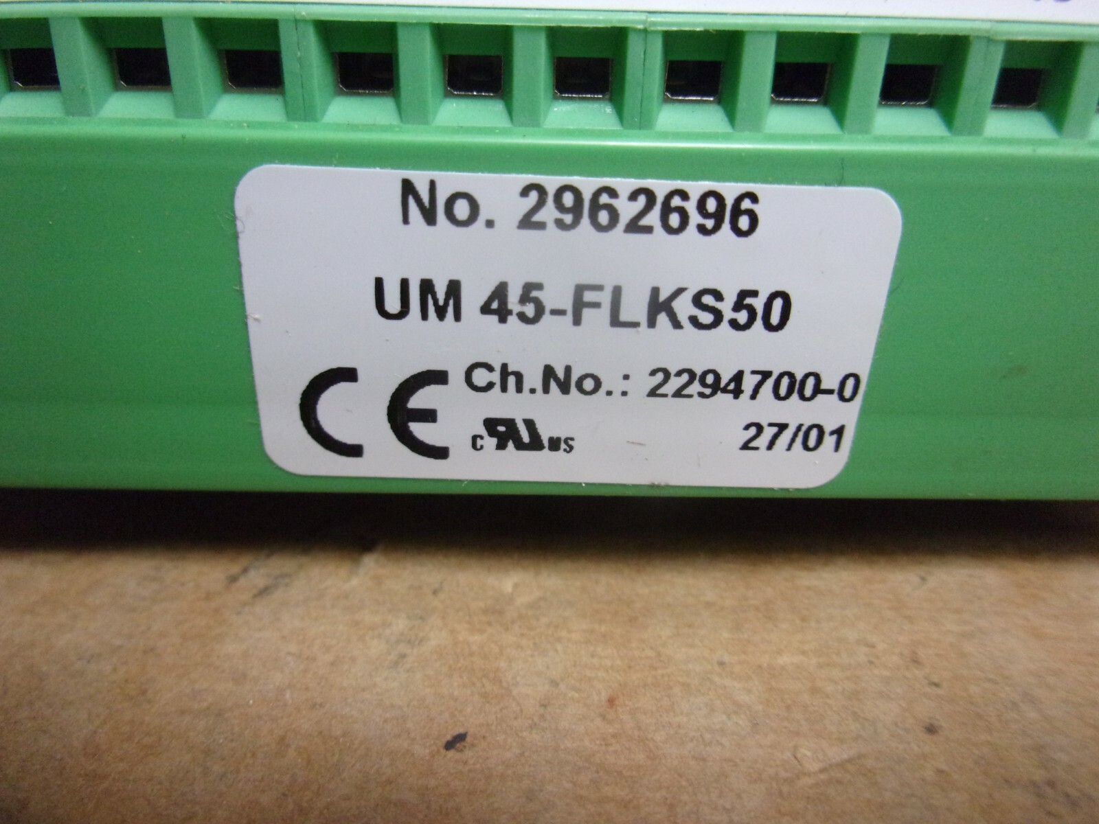 Phoenix Contact UM 45-FLK500 Interface Module, new