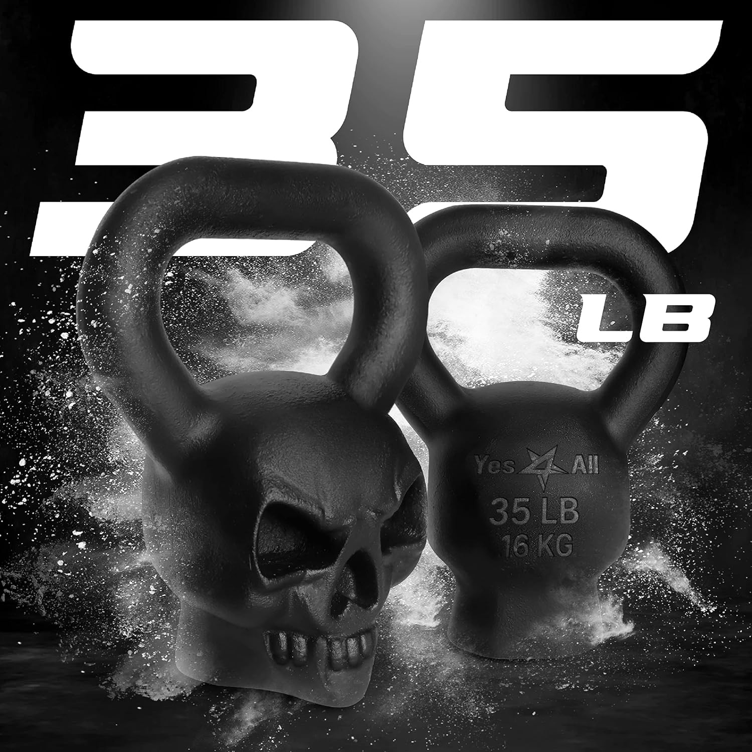 Yes4All Kettlebell Special Shape, Upgraded &Multifunctional for Advanced Trainin
