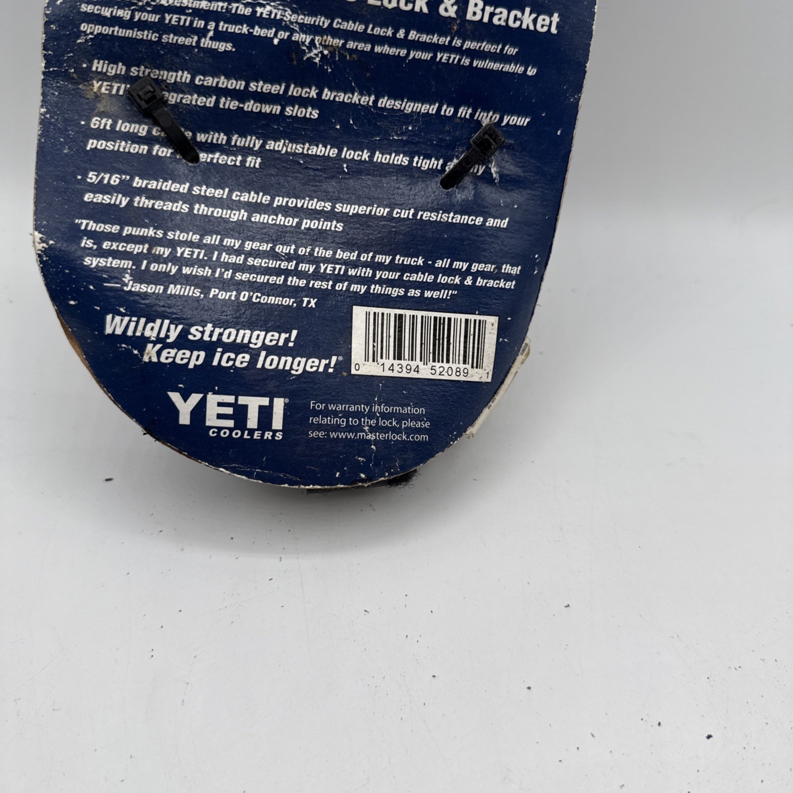 Yeti Security Cable Lock & Bracket