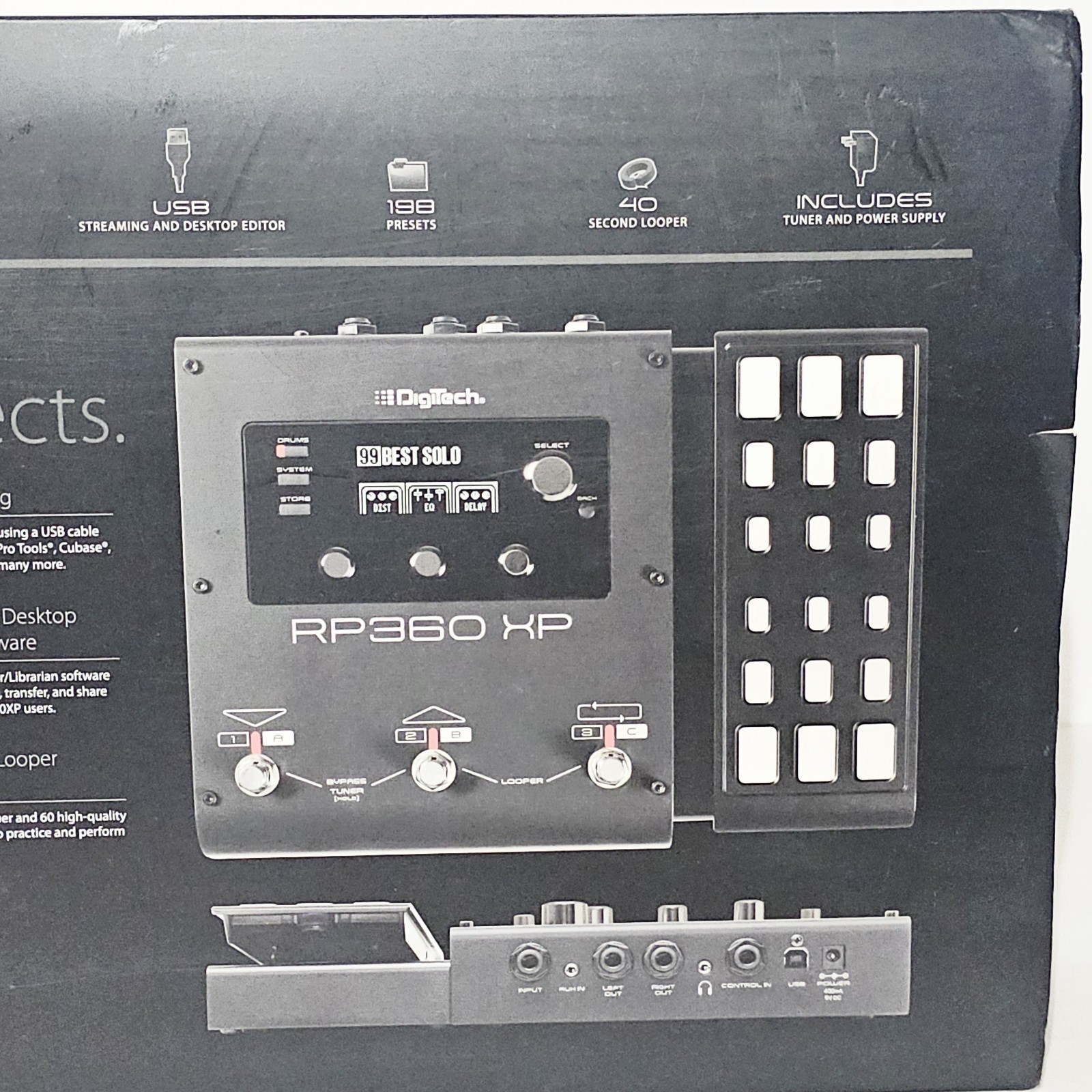 DigiTech RP360 XP Electric Guitar Expression Pedal Multi-Effects Floor Processor