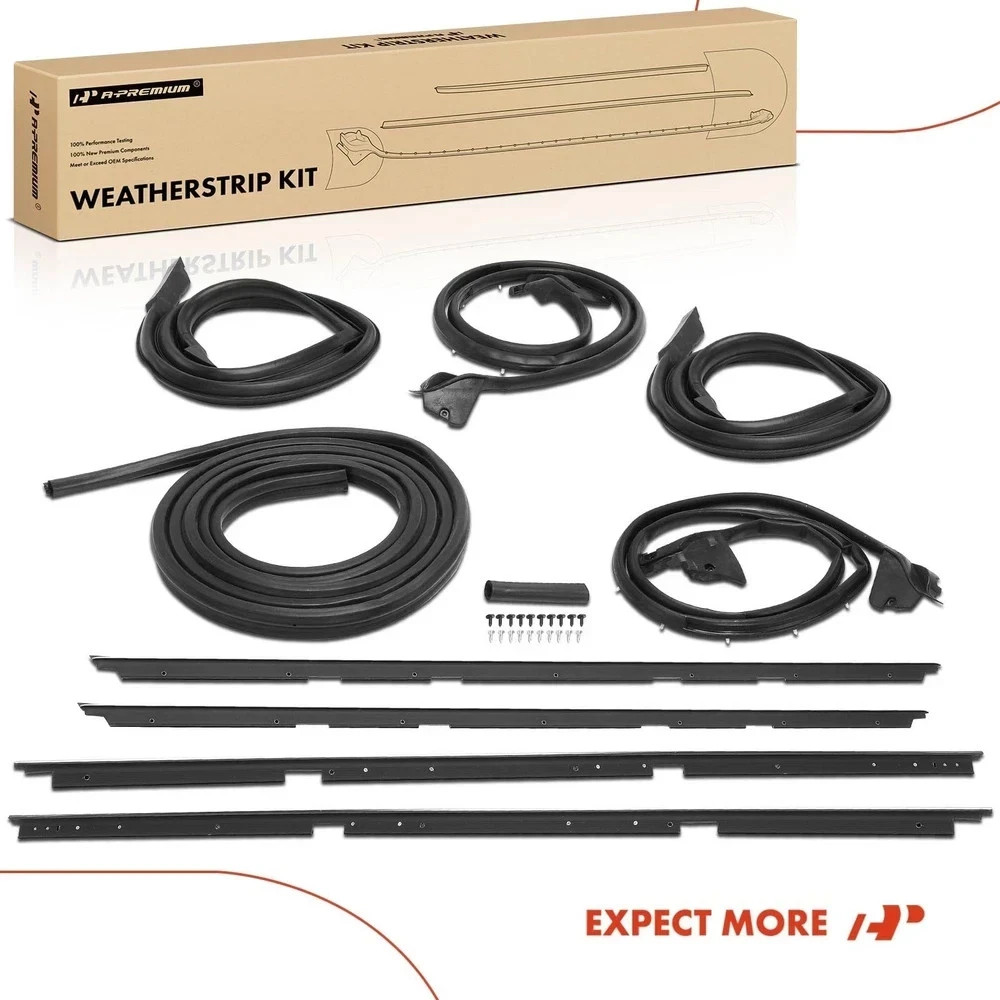 9PC Weather Stripping Kit for Chevy Malibu Pontiac LeMans 1978-1981 Coupe