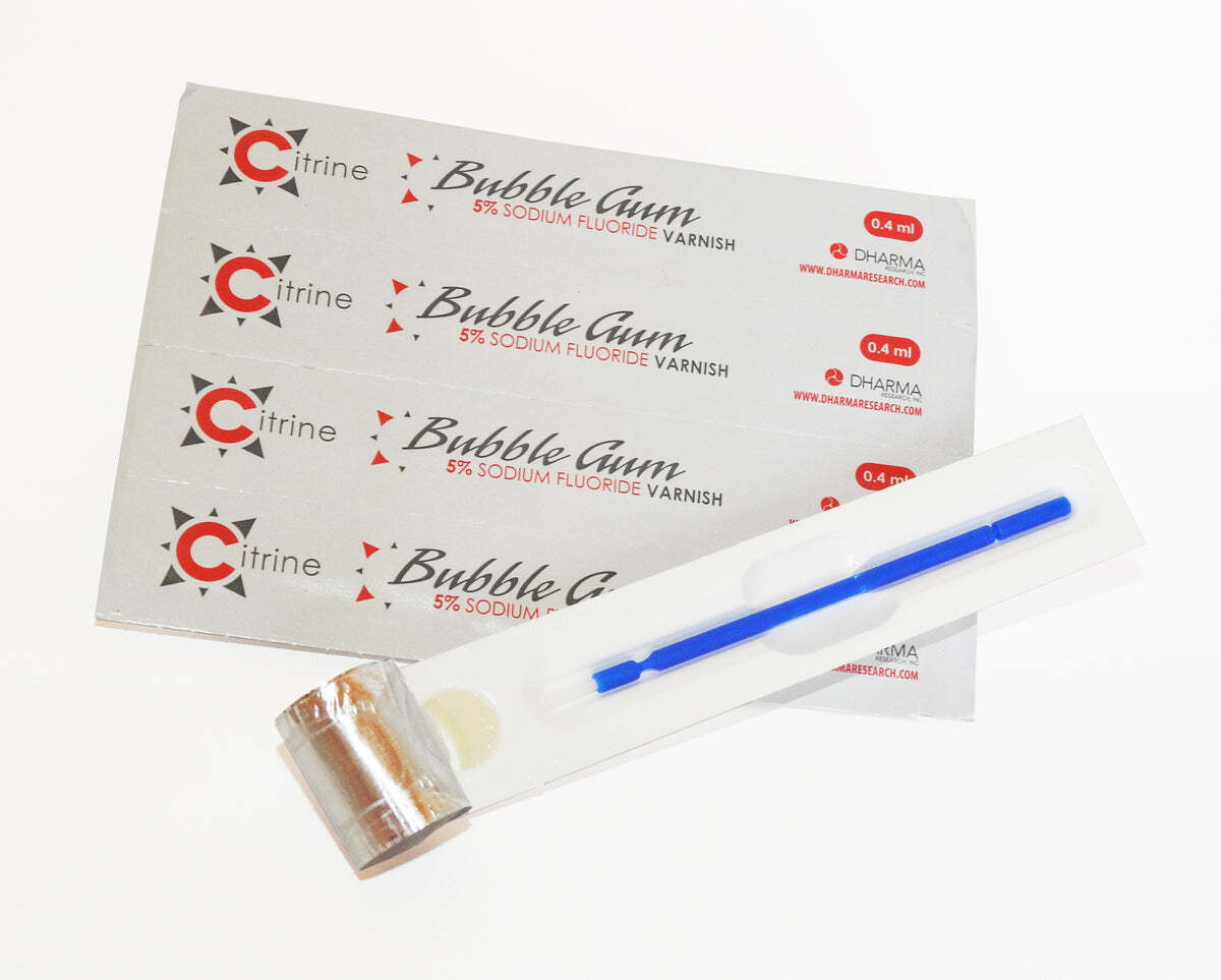 Dharma Dental 5% Citrine VARNISH 25 X 0.4mL Unidose All Flavors available USA