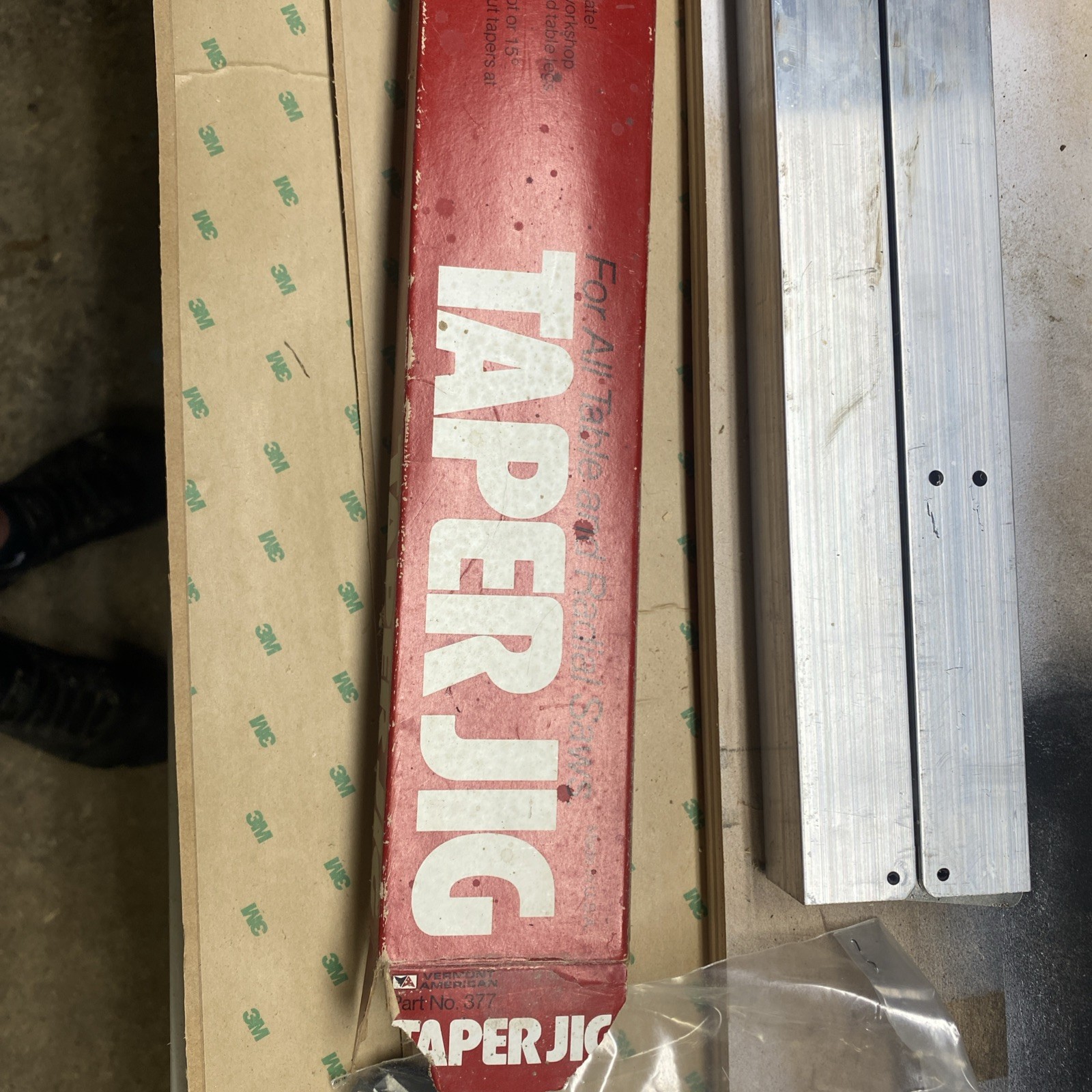 NOS NEW Vermont American 26777 Taper Jig 377 For all Table & Radial Saws
