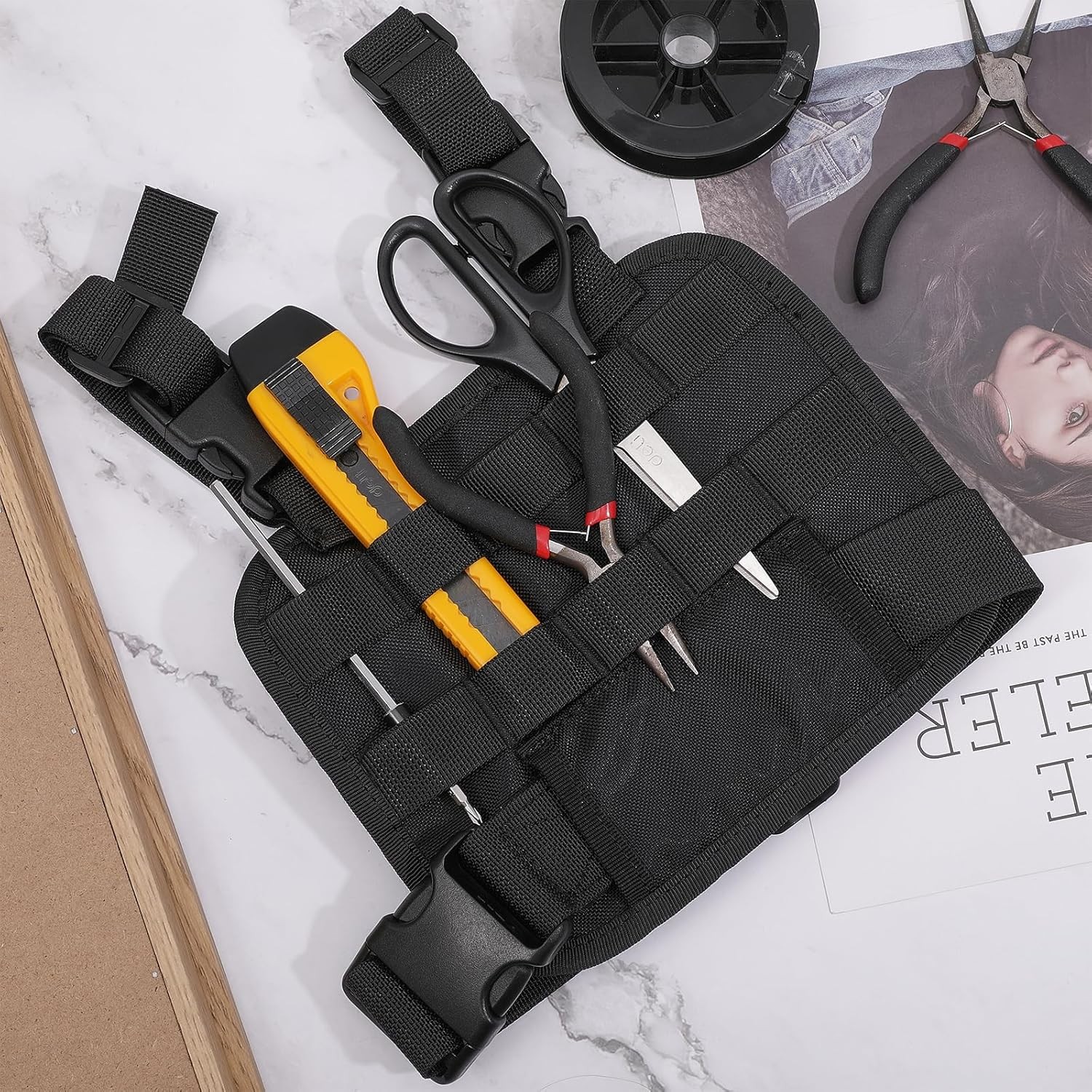Tactical Thigh Drop Leg Platform MOLLE Adjustable Drop Leg Panel for Gun Holster