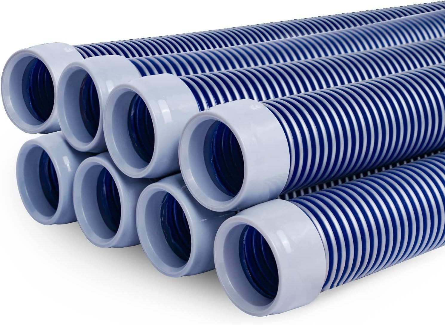 Complete 8-Piece Replacement Pool Hose - 1.5” Diameter for Effortless Cleaning