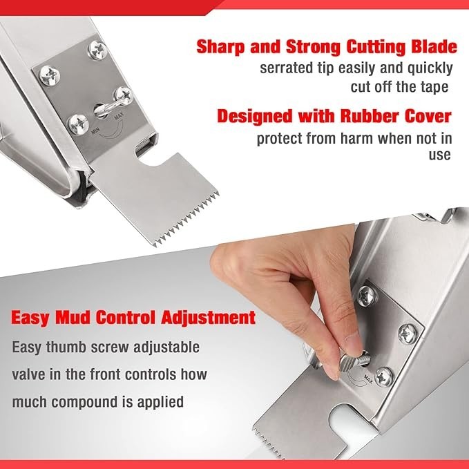 Goldblatt Banjo-Dry Tape Sets w/10" Blue Steel Taping Knife Drywall Taping Tools