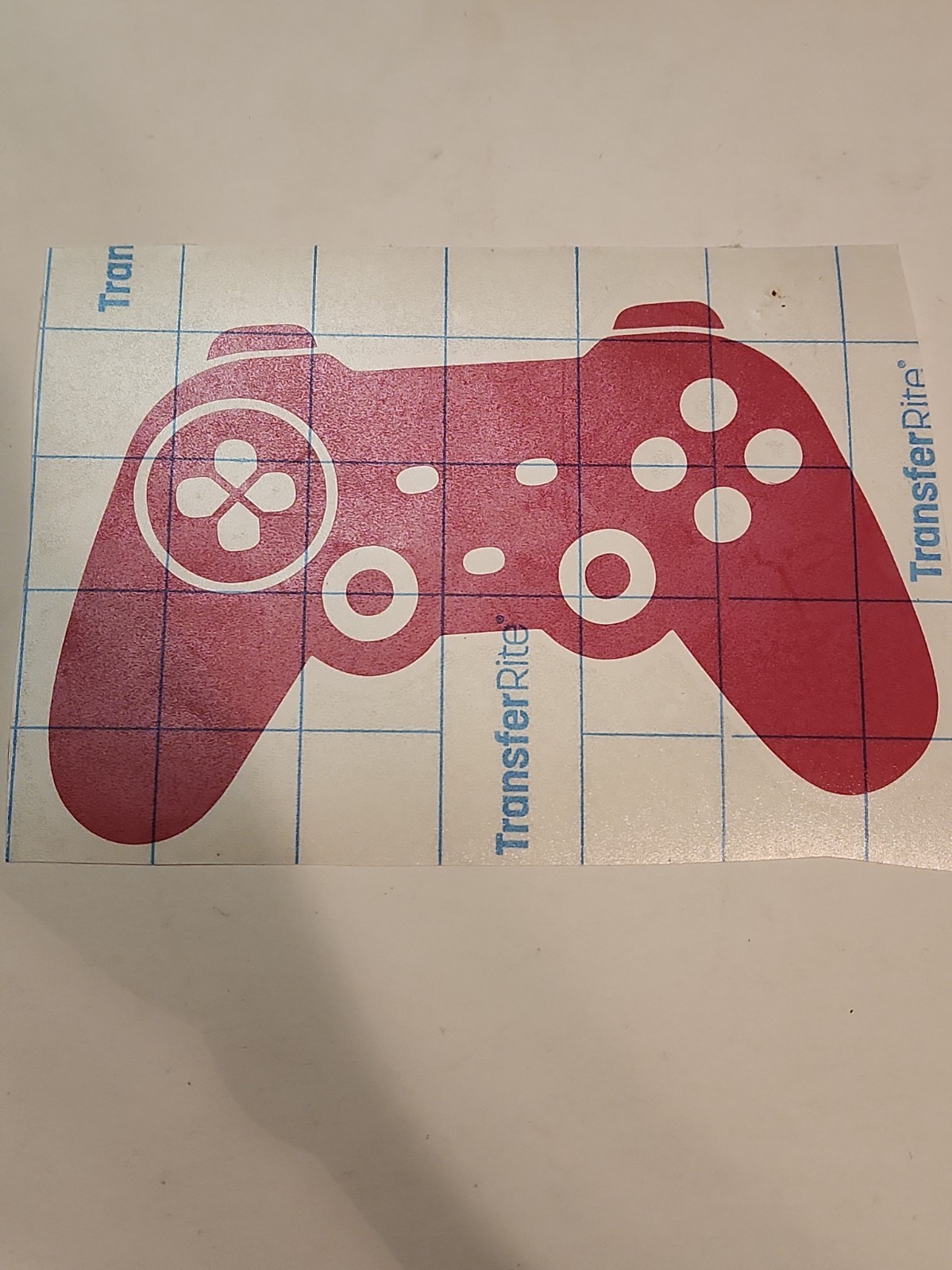 Playstation Controller Vinyl Decal Pink 5x7