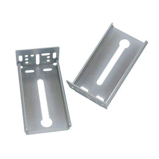 Pairs Rear Mounting Brackets for Drawer 1.77 Inch - Mounting Bracket 10 Silver