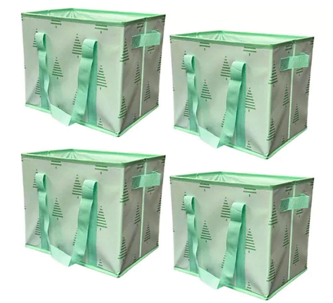 DuraSack DuraSack Small Collapsible Storage Totes 4-Pack