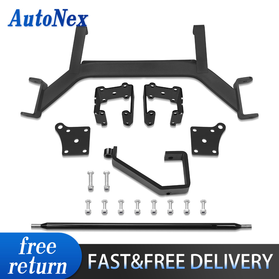 Front Rear 6" Drop Axle Lift Kit For EZGO TXT Electric Golf Cart