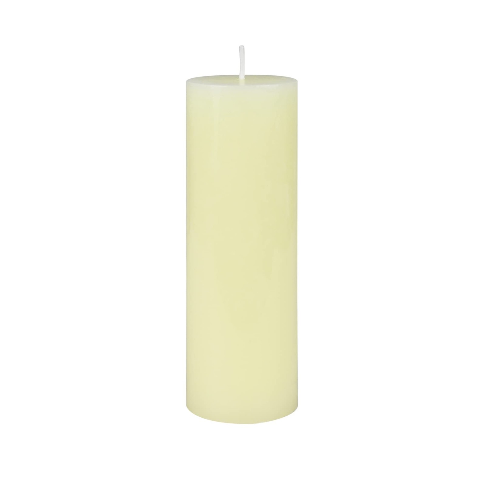 6 Inch Pale Ivory Pillar Candle