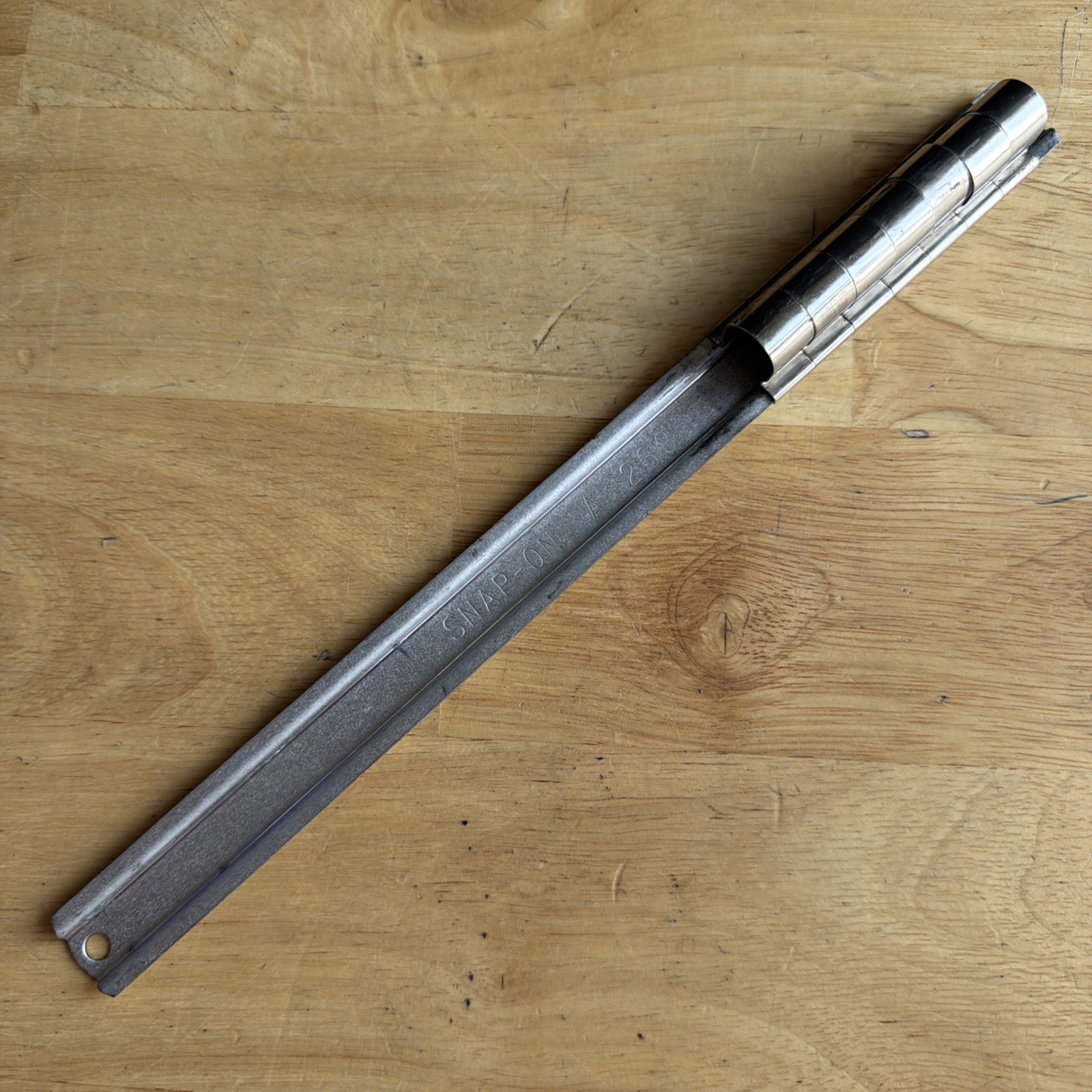 Snap On Tools 10-3/8" Long Metal Socket Rail with 7 1/2" Drive Clips A269