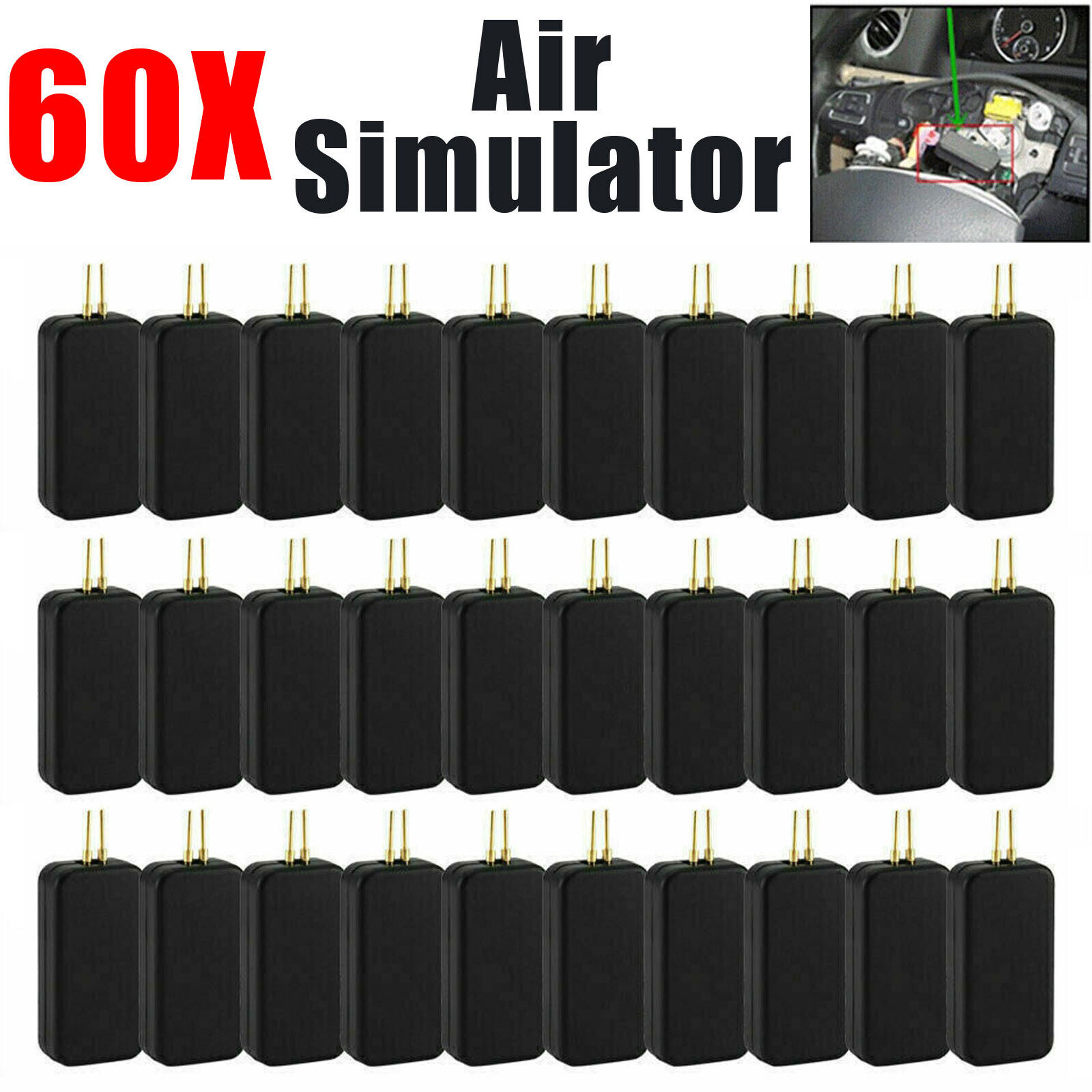 5-60x Car Simulator Emulator SRS Resistor Bypass Fault Finding Diagnostic Tools