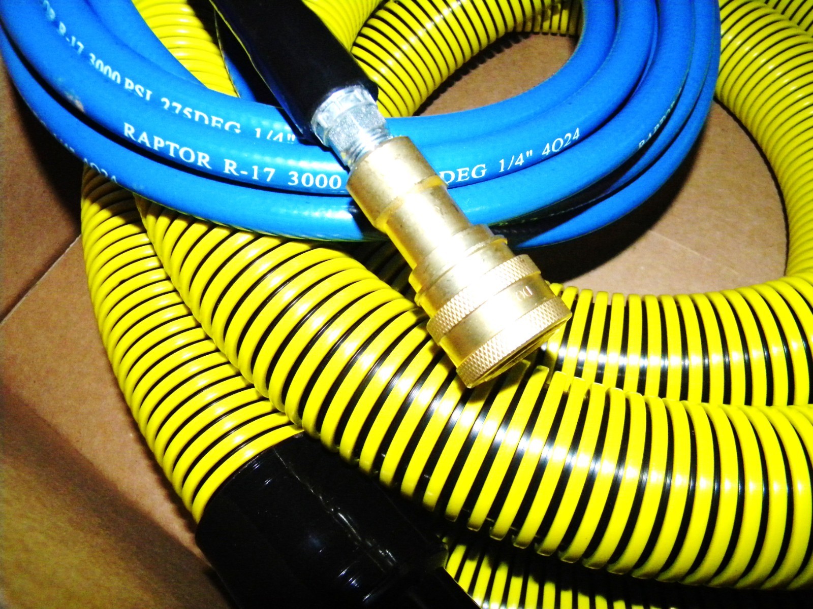 Professional Carpet cleaning Vacuum Solution Hoses YL/BL 15ft