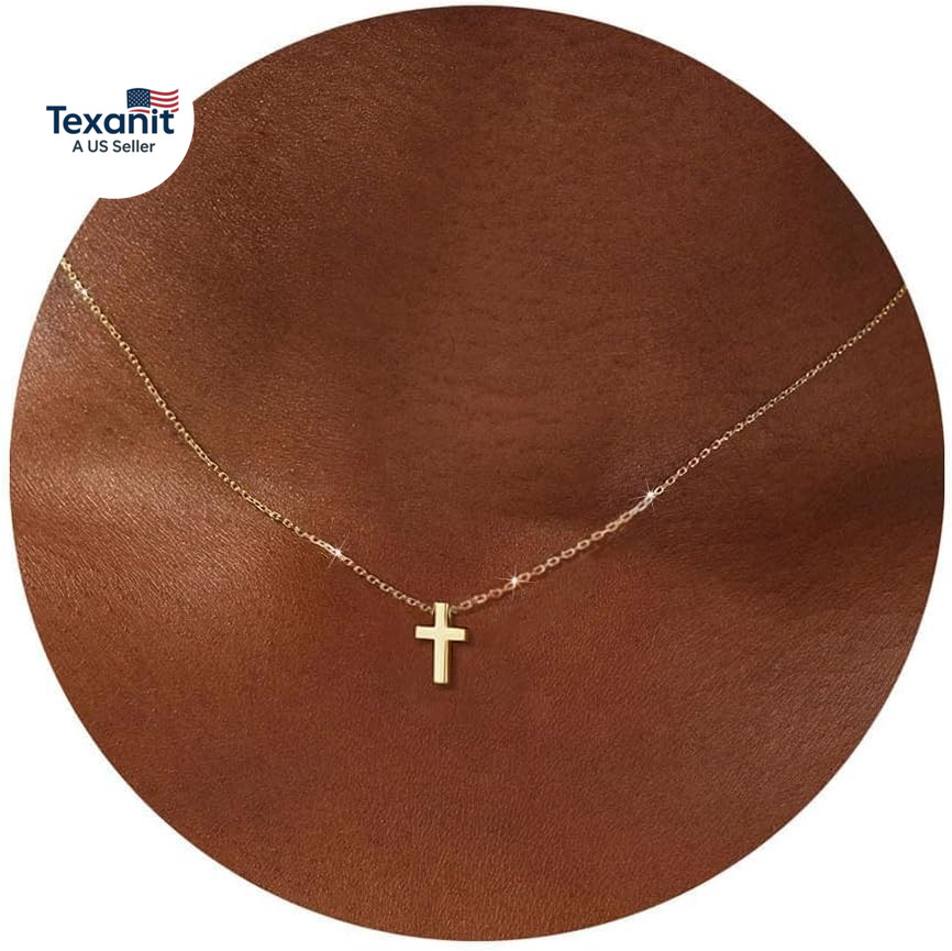 Easter Basket Stuffers Cross Necklace Gift for Women Teen Girls, Teen Girl Gifts