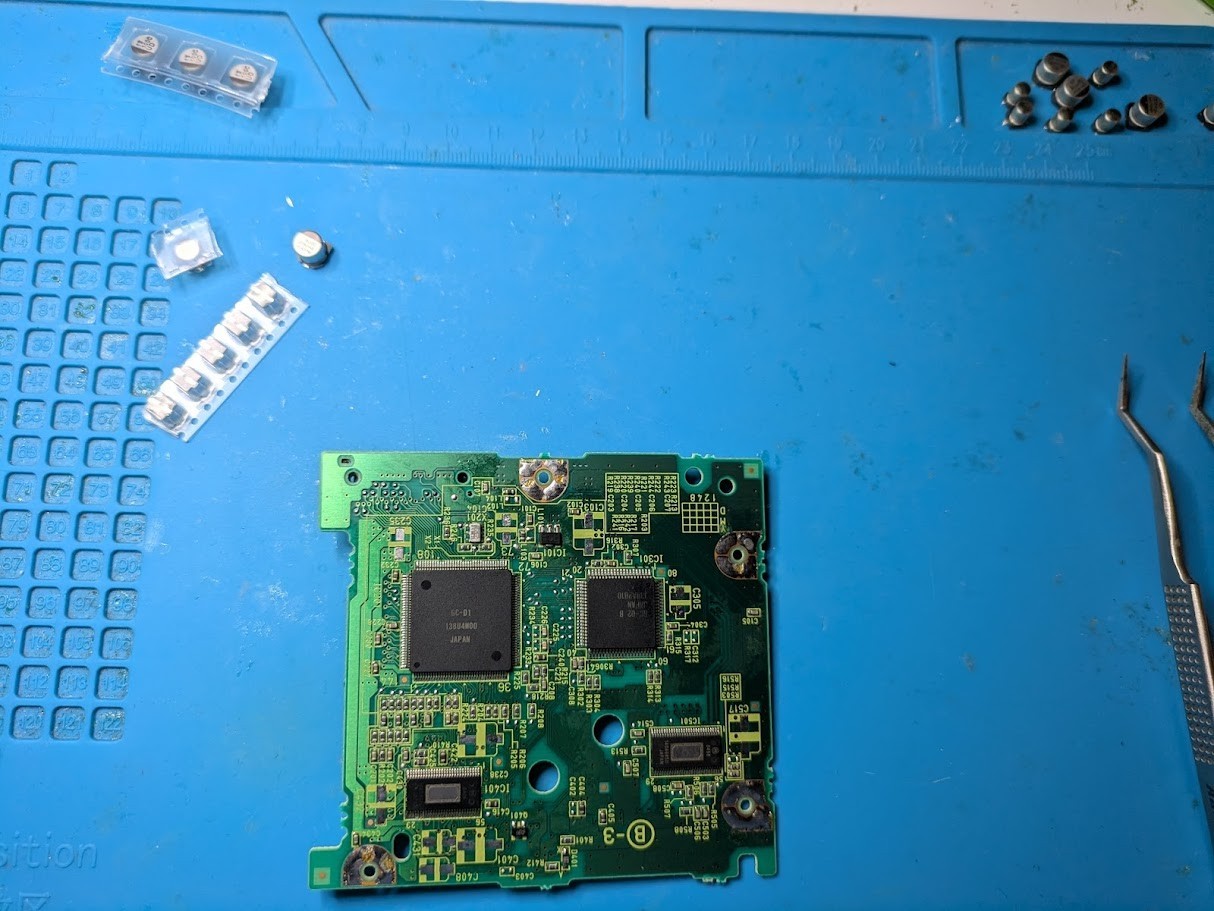GameCube Disc Drive Capacitor Replacement Repair Service