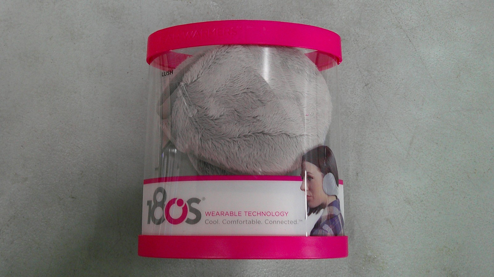 18os Wearable Behind The Head Ear Warmers - Cool and Comfortable - Grey