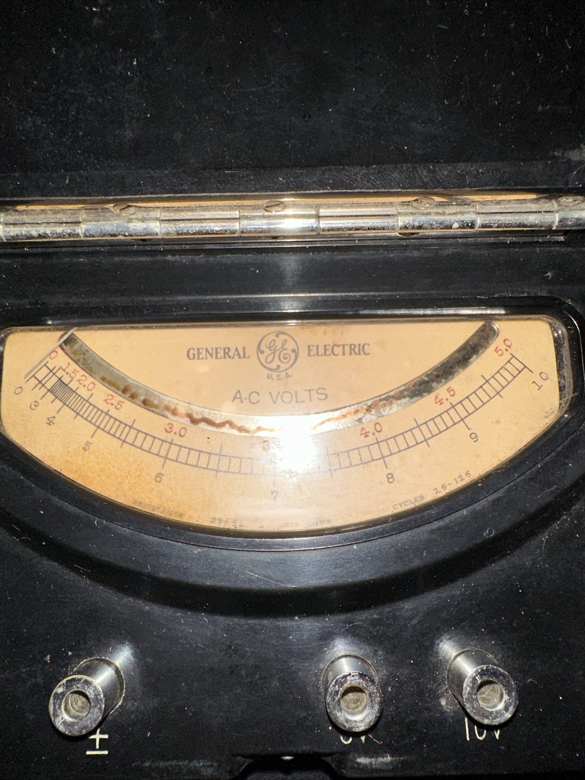 General Electric Type DP-9 D.C. Volt Meter And A.C. Meter AP-9
