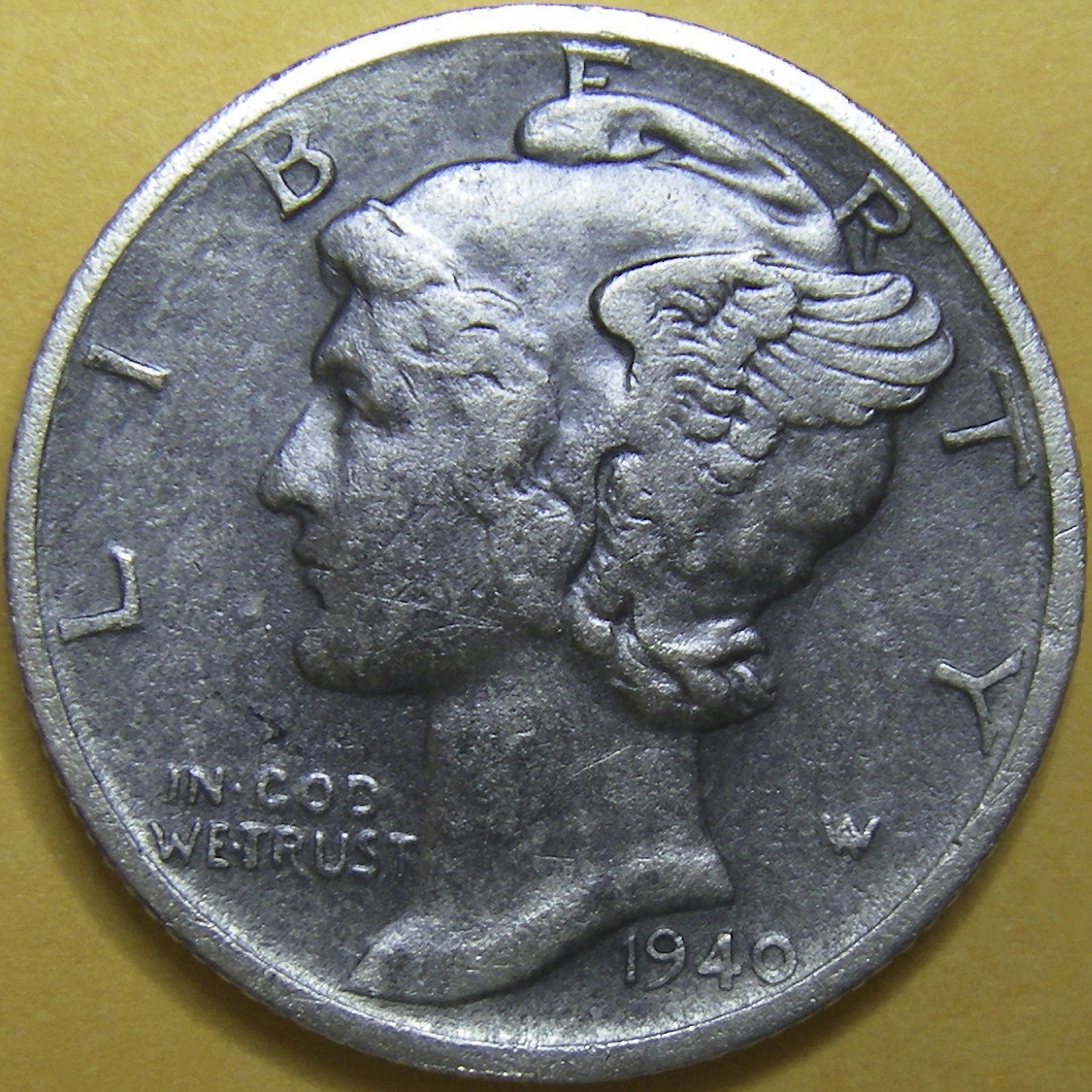 1940-S Mercury Dime - 90% Silver