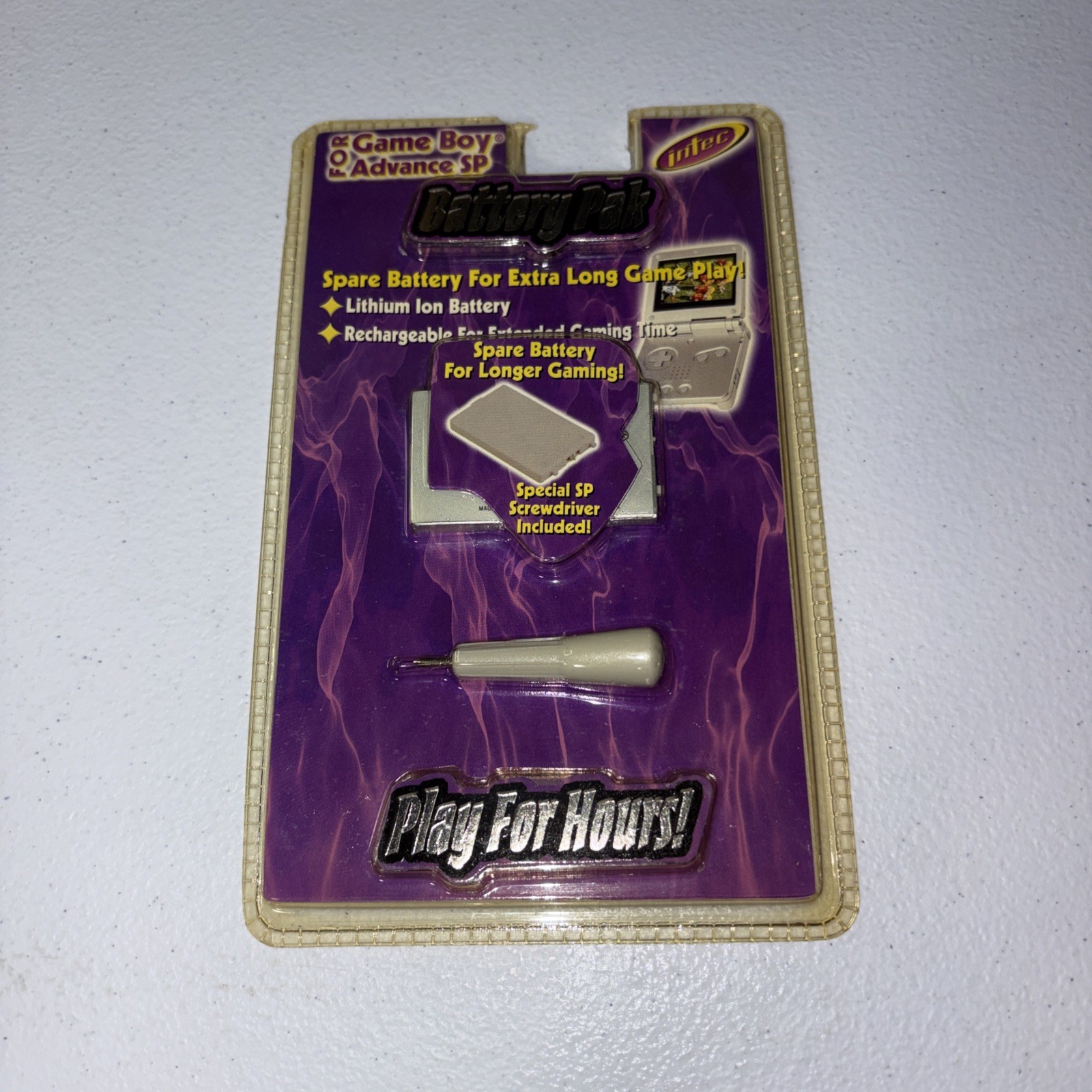 Intec Battery Pak for Nintendo Gameboy Advance SP Rechargeable Battery