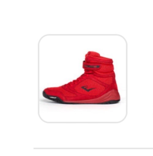 Everlast High-Top Boxing Shoes Red and Black for Boxing size 9