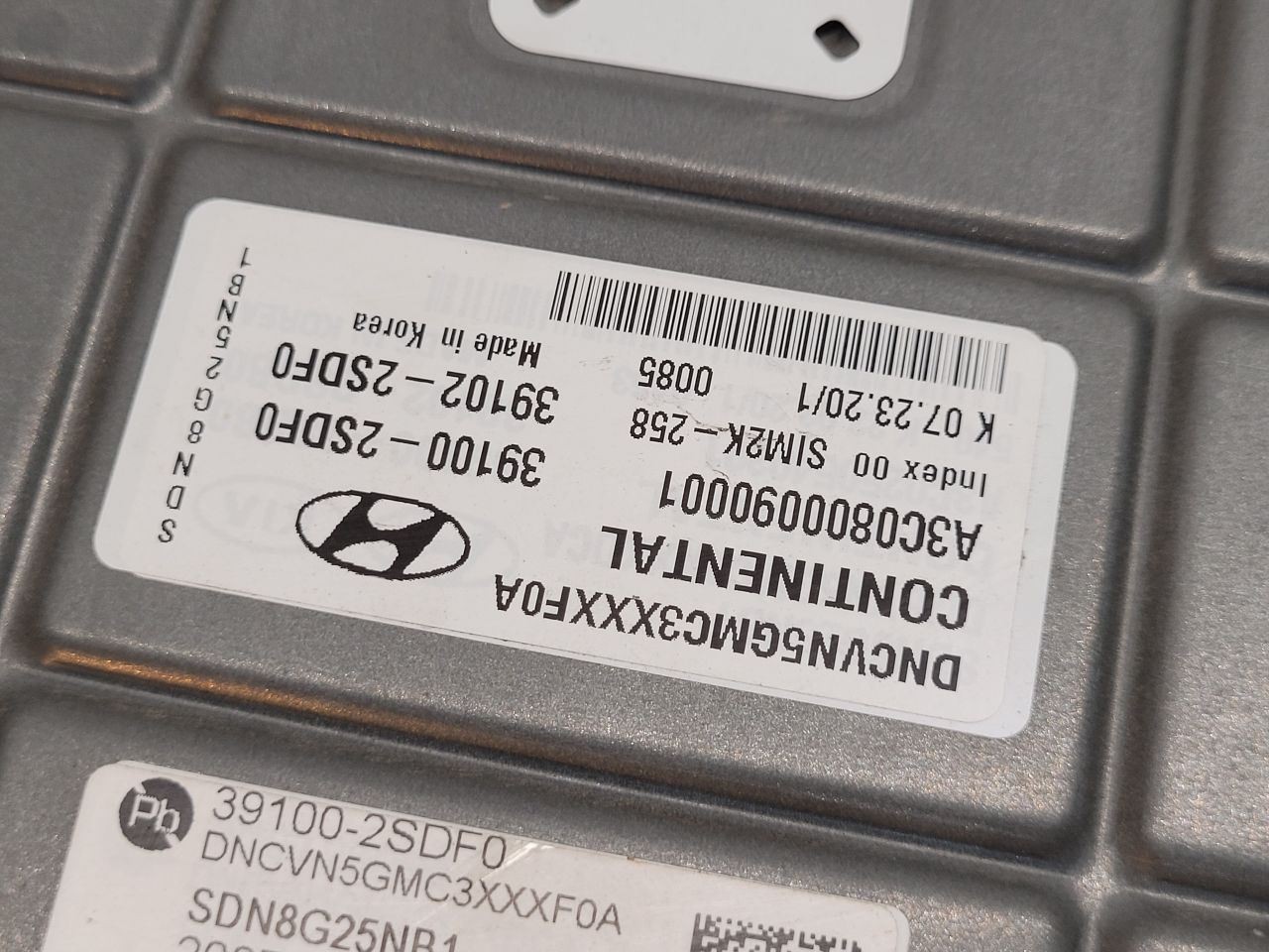 20-21 SONATA Engine ECM Electronic Control Module 2.5L US Built 391042SDF0