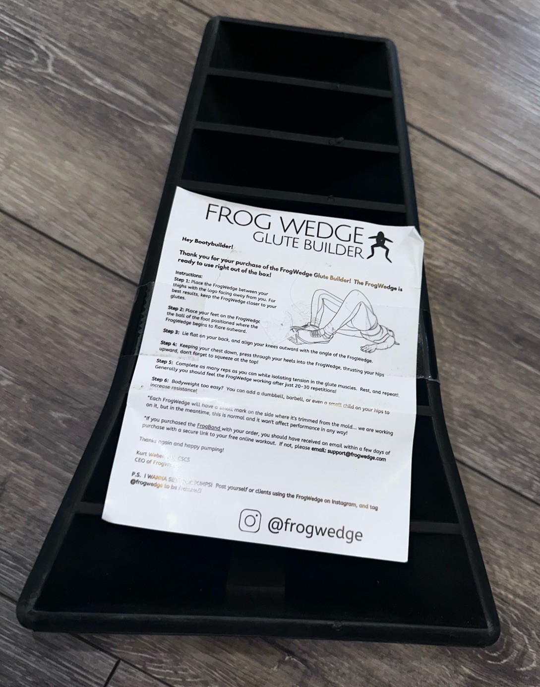 Frog Wedge Glute Builder Frogwedge
