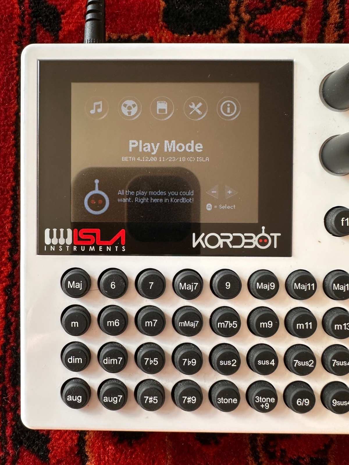 Isla Instruments Kordbot - Chord Creative MIDI Controller With Case