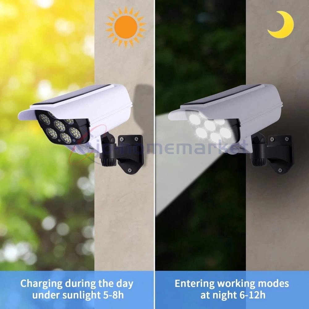 2PC Solar Motion Sensor Lights Outdoor Wireless 77 LED Flood Security Spotlights
