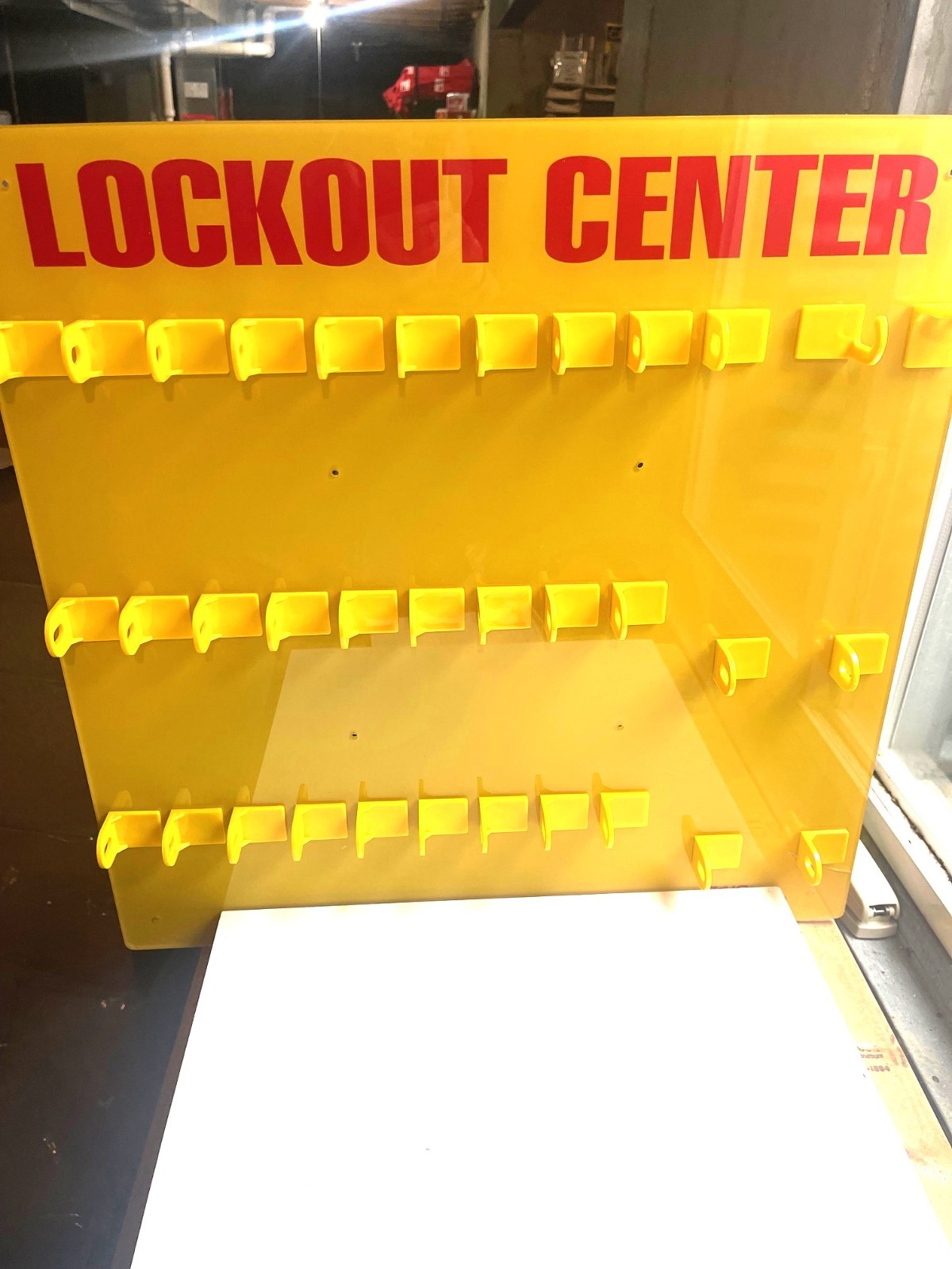 Lockout/Tagout 28 Lock  Center, Unstocked, with Bonus 3-Safety Padlocks
