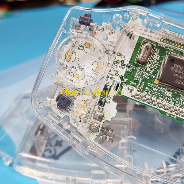 Crystal Clear IPS Modified Prestige Shell for Game Boy Advance - RetroSix Boy