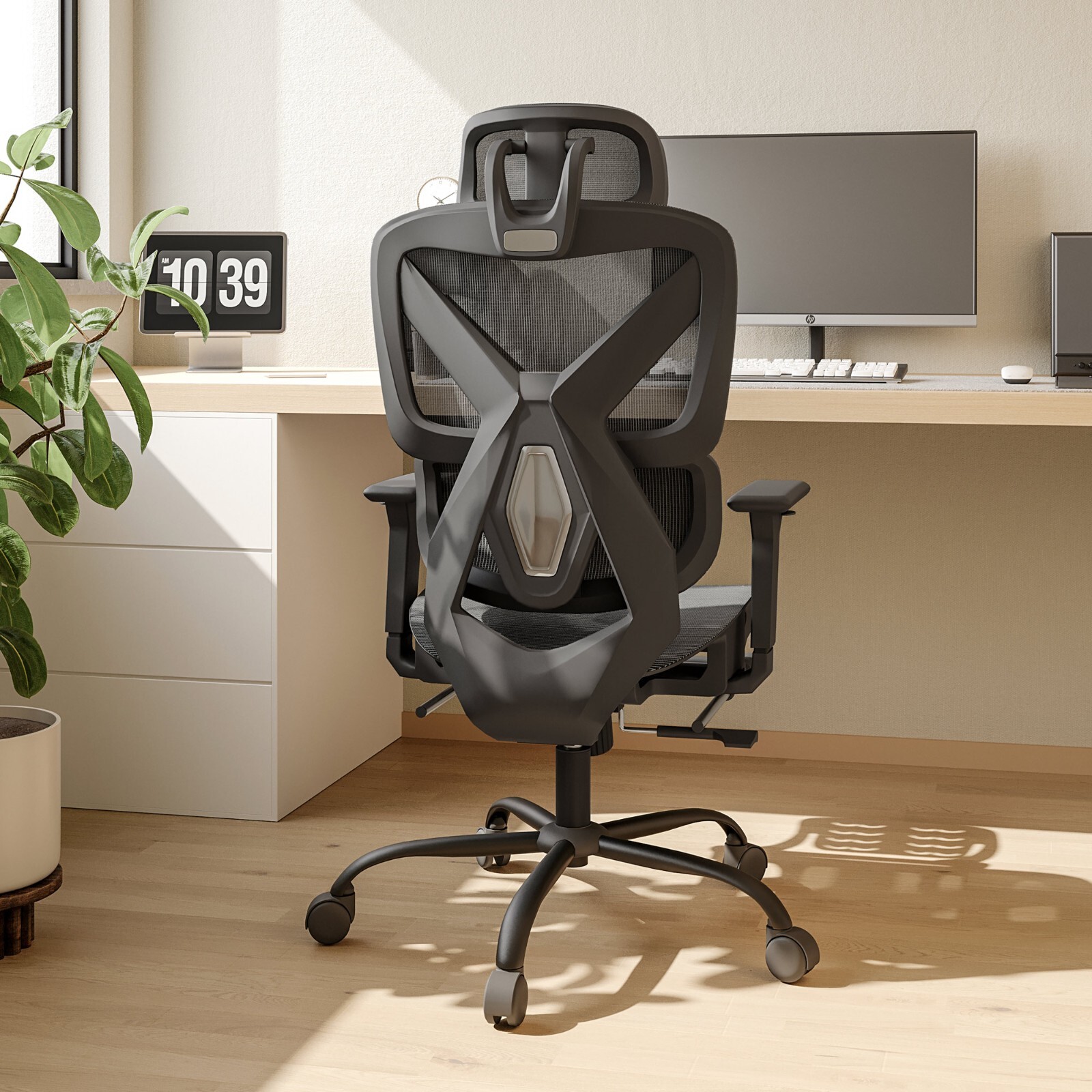 Deluxe Mesh Ergonomic Office Chair with Adjustable Lumbar Support