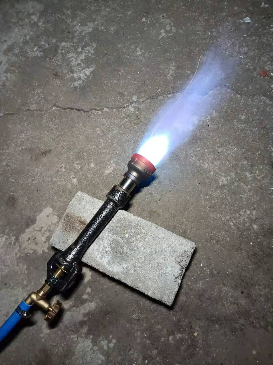 Double Burners Portable Gas Forge for Blacksmithing Farrier Knife Tool Making